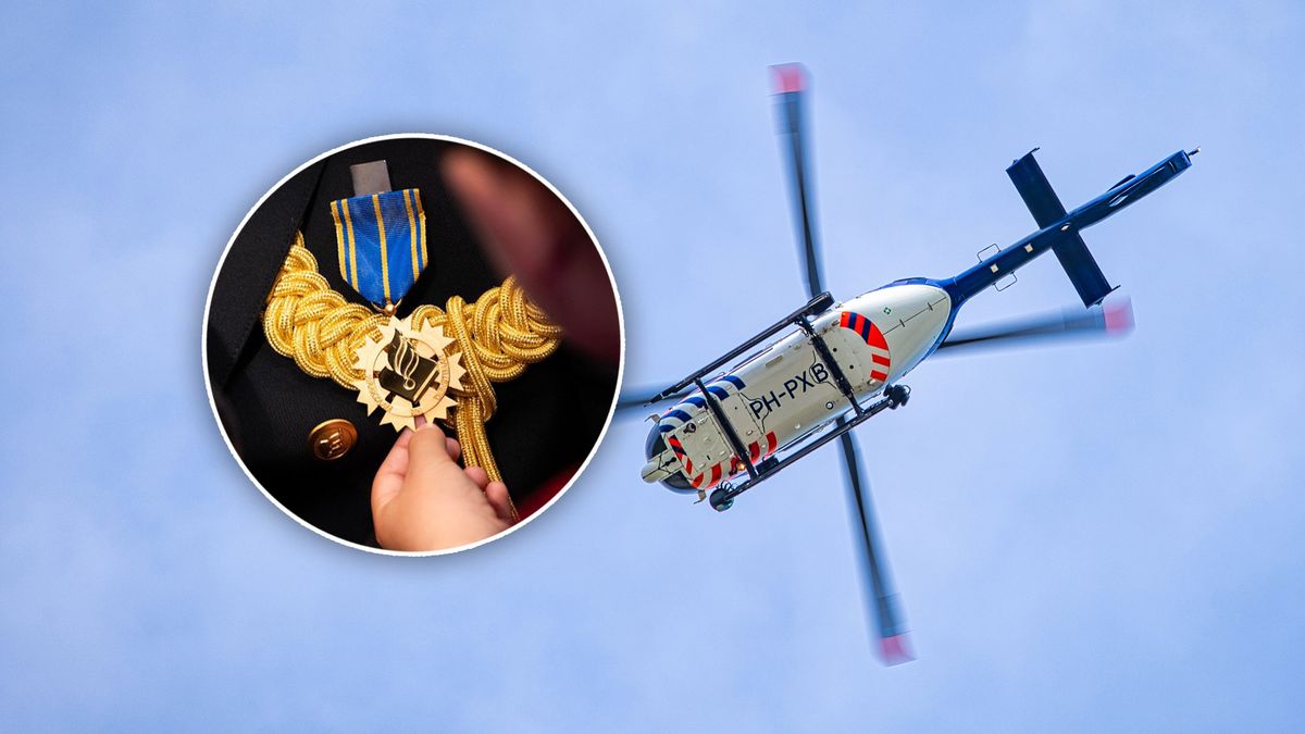 Woonwijk ontsnapt aan ramp als politiehelikopter bijna neerstort, piloot krijgt onderscheiding