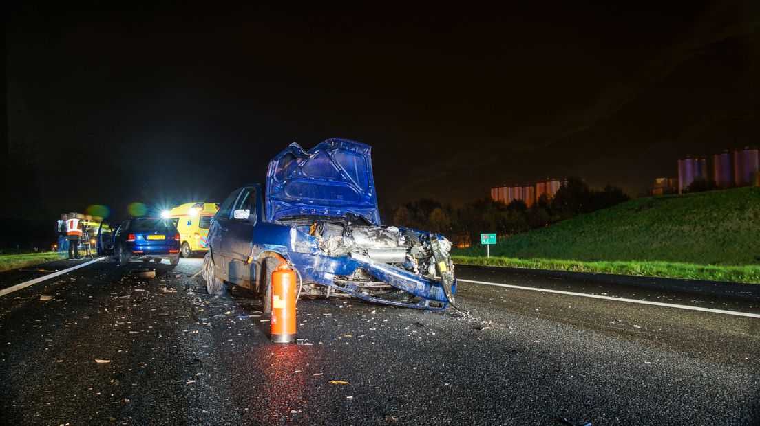 De ravage na het ongeluk (Rechten: Kim Stellingwerf)