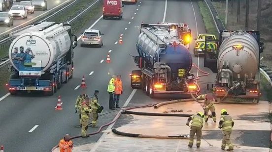 Vieze smurrie op de weg: gistend supermarktafval zorgt voor file