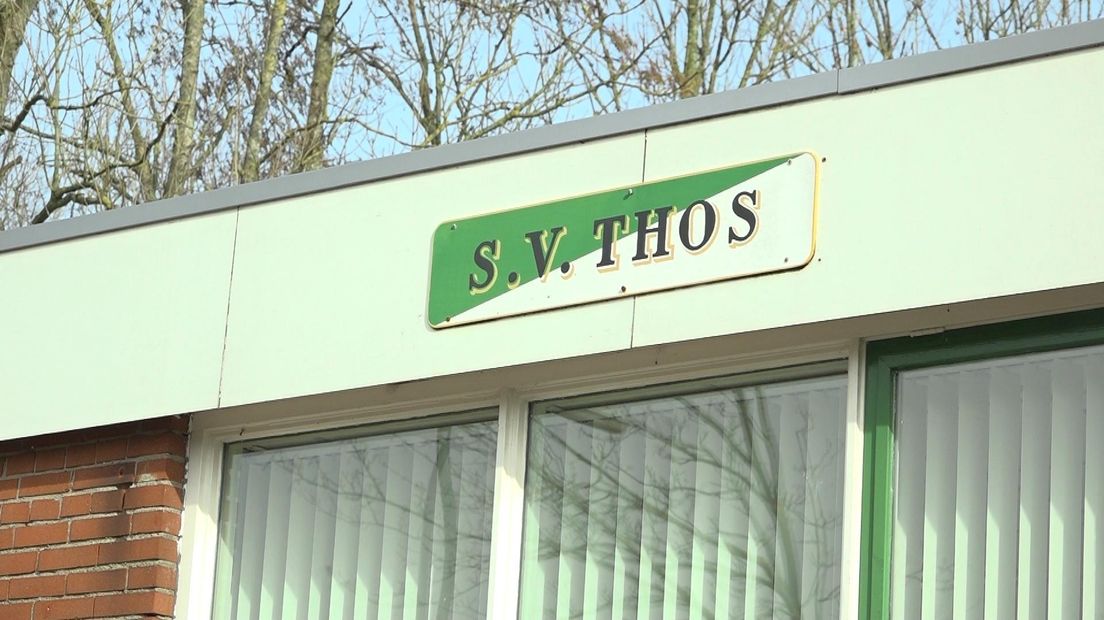 Het clubgebouw van SV THOS uit Beerta.
