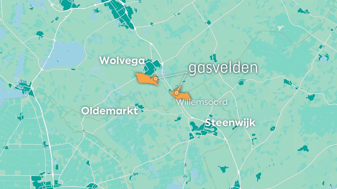 Gaswinlocaties in Weststellingwerf