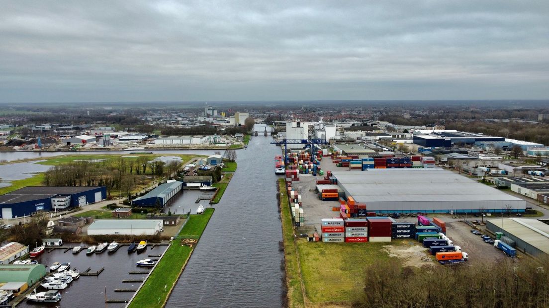 De haven van Meppel zit vol