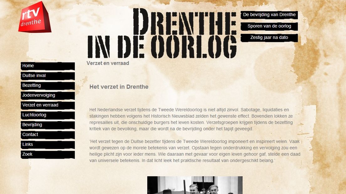 Drenthe in de Oorlog