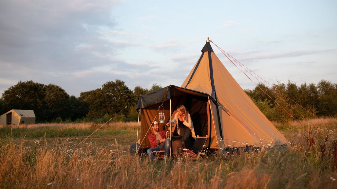 Kamperen in Drenthe is populairder geworden (Rechten: Marketing Drenthe)