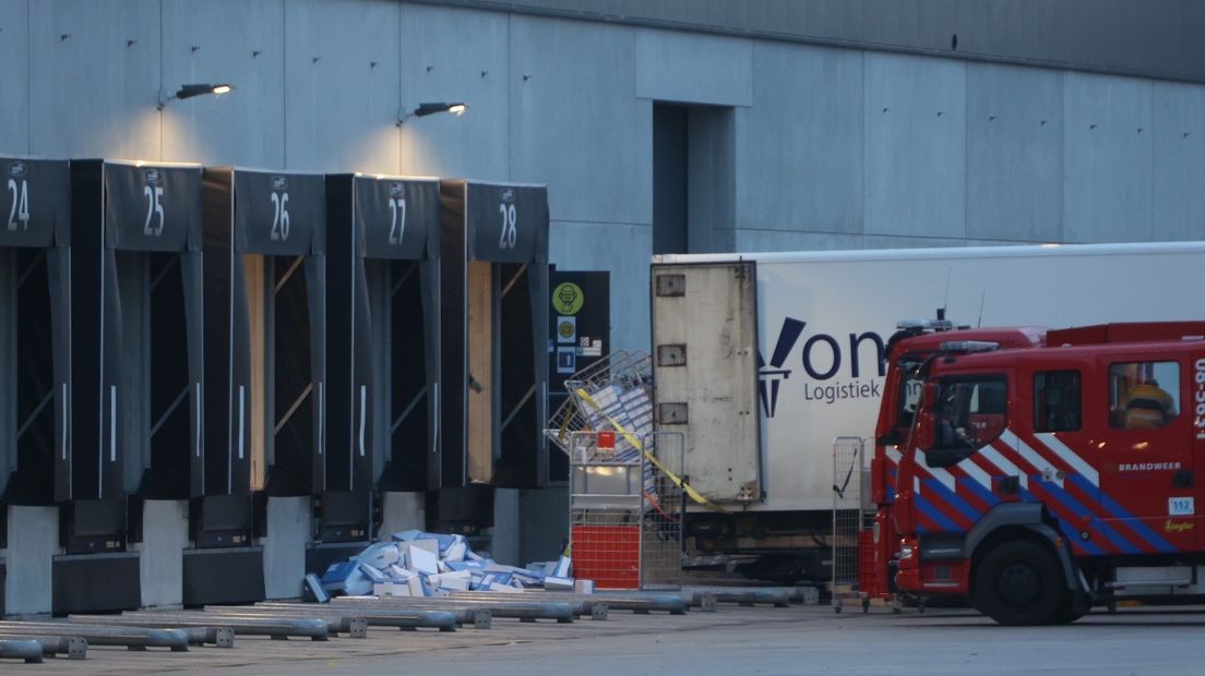 De lading waaronder het slachtoffer terechtkwam.