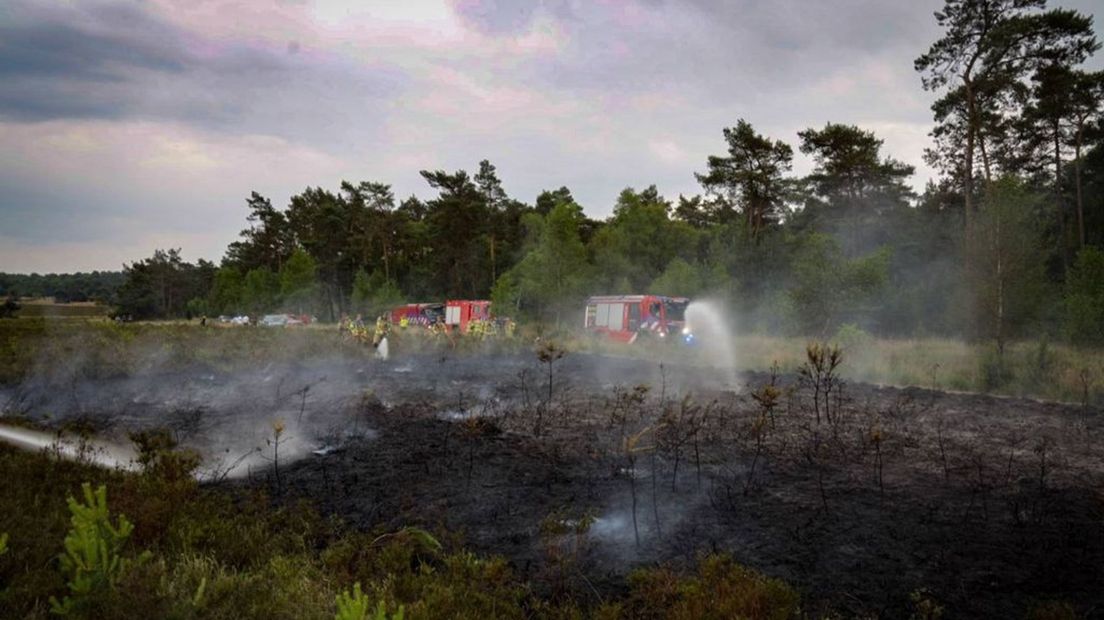 Brand op Rozendaalse Veld.