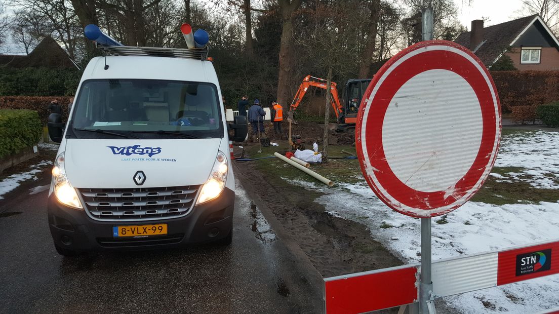 Een deel van het Achterhoekse Gorssel en omgeving heeft zondag een groot deel van de dag zoder water gezeten. Rond 17.00 uur was de waterstoring voorbij.