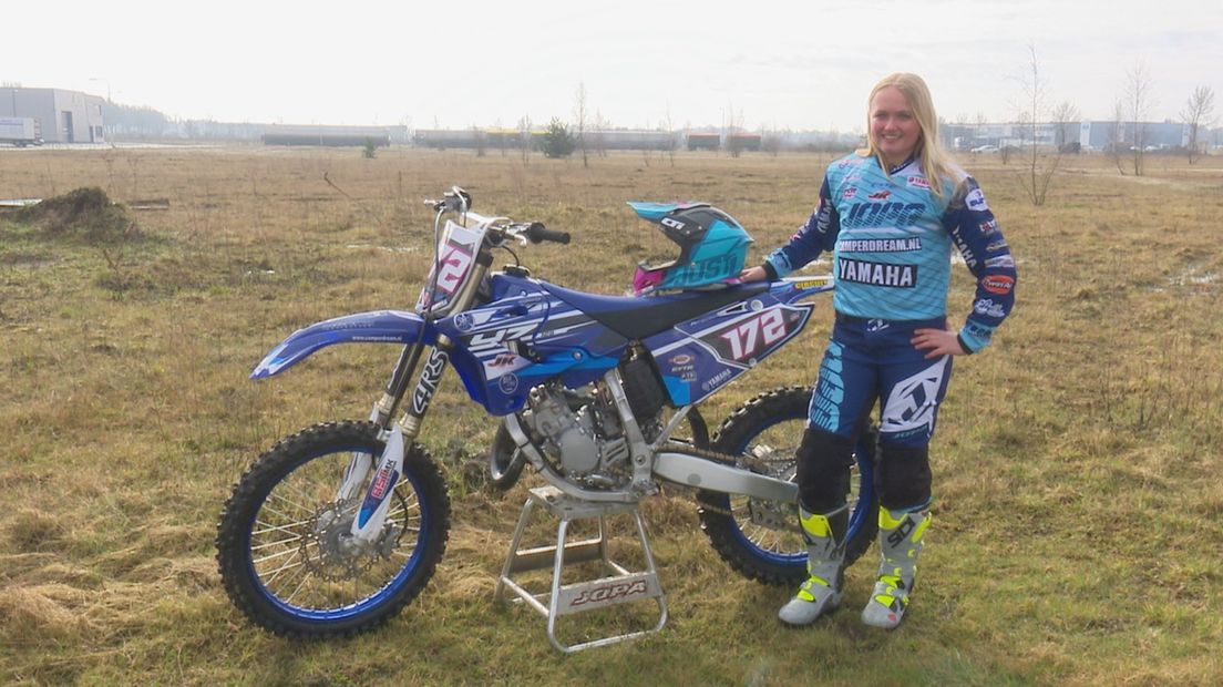 Lynn Valk (15) klaar voor WK motorcross