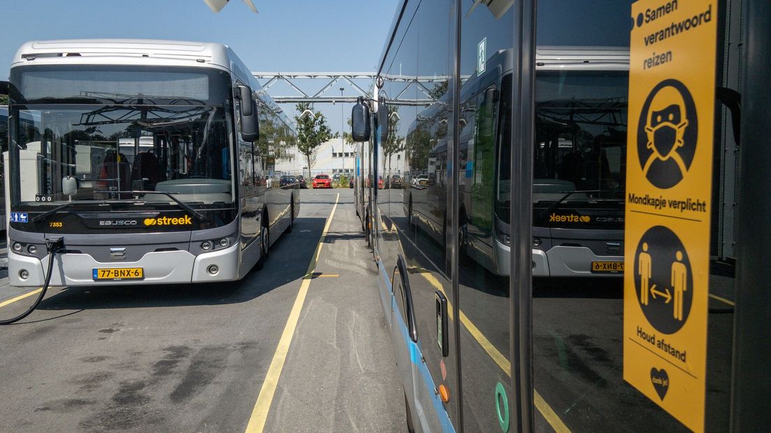 Bussen worden ingezet tussen Meppel en Zwolle (Rechten: RTV Drenthe/Edwin van Stenis)