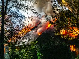 Uitslaande brand in schuur Bovensmilde