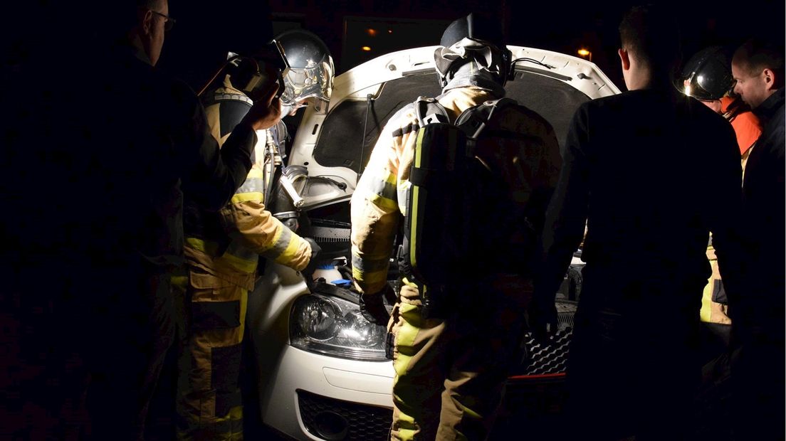 Autobrand in de kiem gesmoord