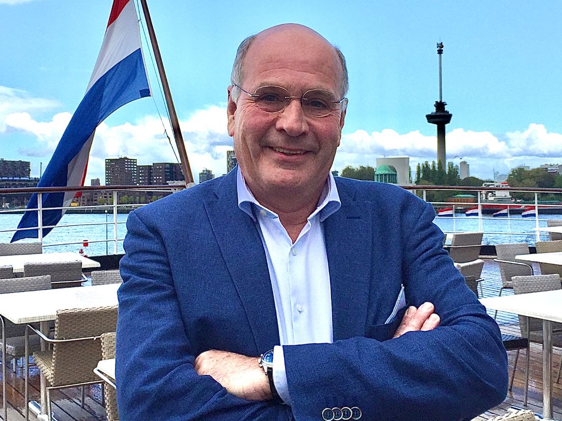 Joep van den Nieuwenhuijzen op de SS Rotterdam