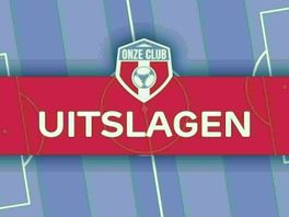 Uitslagen amateurvoetbal zondag 19 april