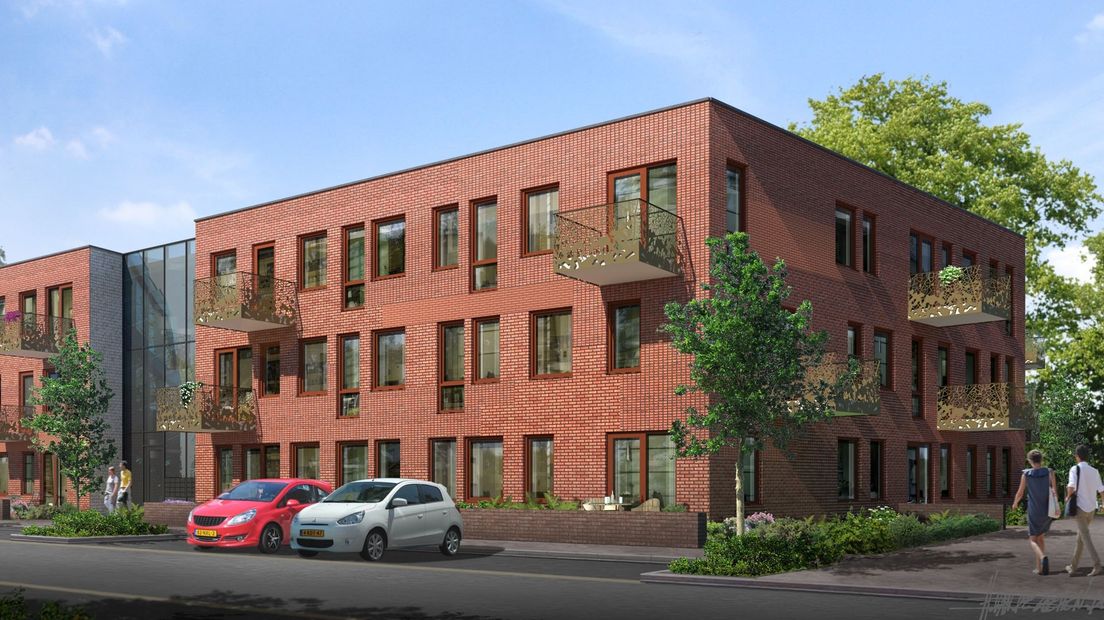 Voorbeeld van een nieuwbouwproject in Lewenborg