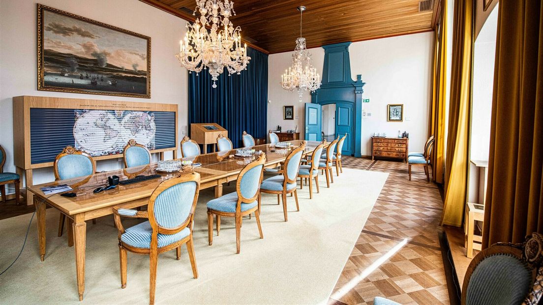 De Admiraliteitszaal in het provinciehuis van Zeeland