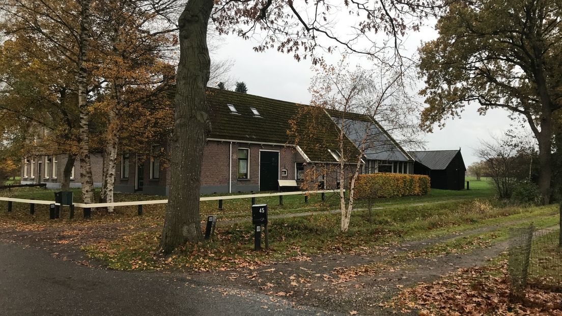 De boerderij in Koekange waar Willeke Dost tot haar verdwijning woonde