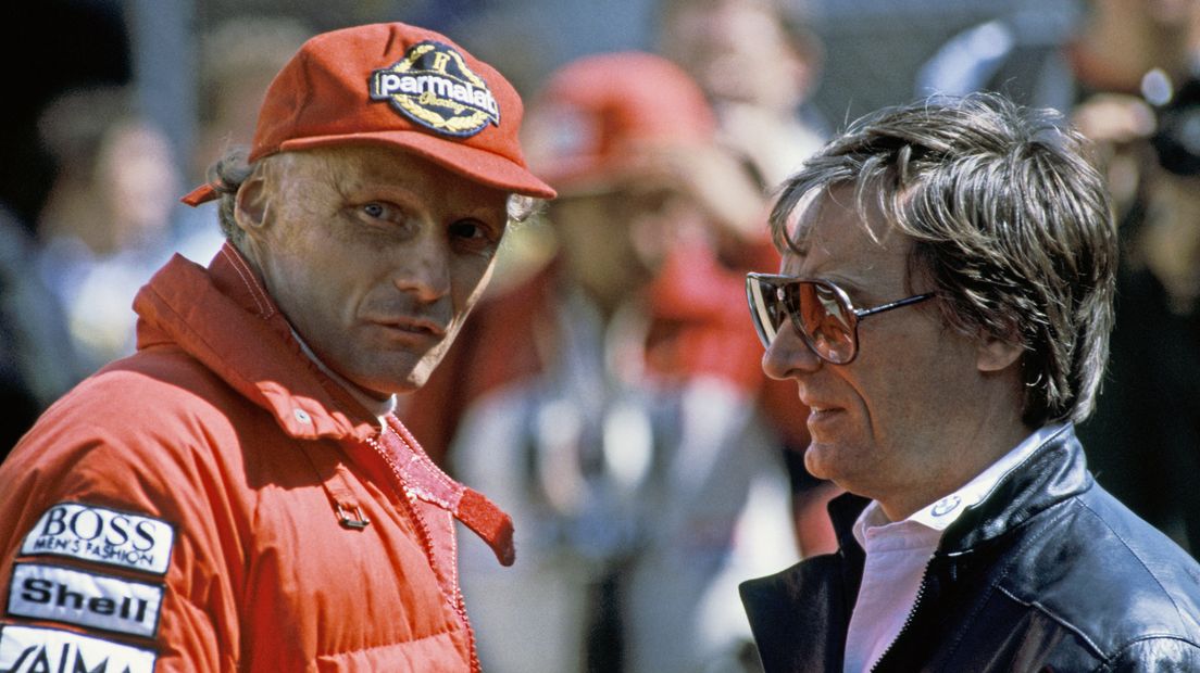En die Grand Prix werd gewonnen door Niki Laudi (Rechten: ANP)