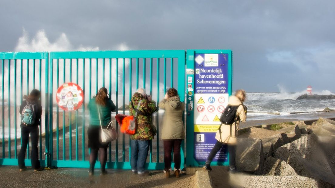 Storm op Scheveningen