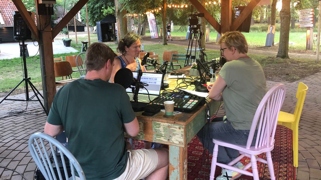 Live podcasts tijdens het Zunnewendefestival