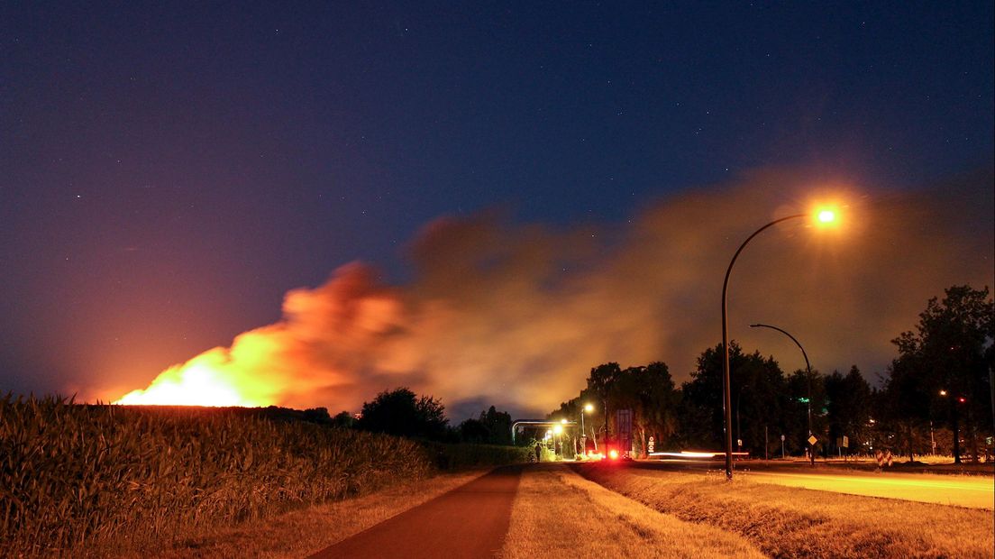 Zeer grote brand bij Twence in Hengelo