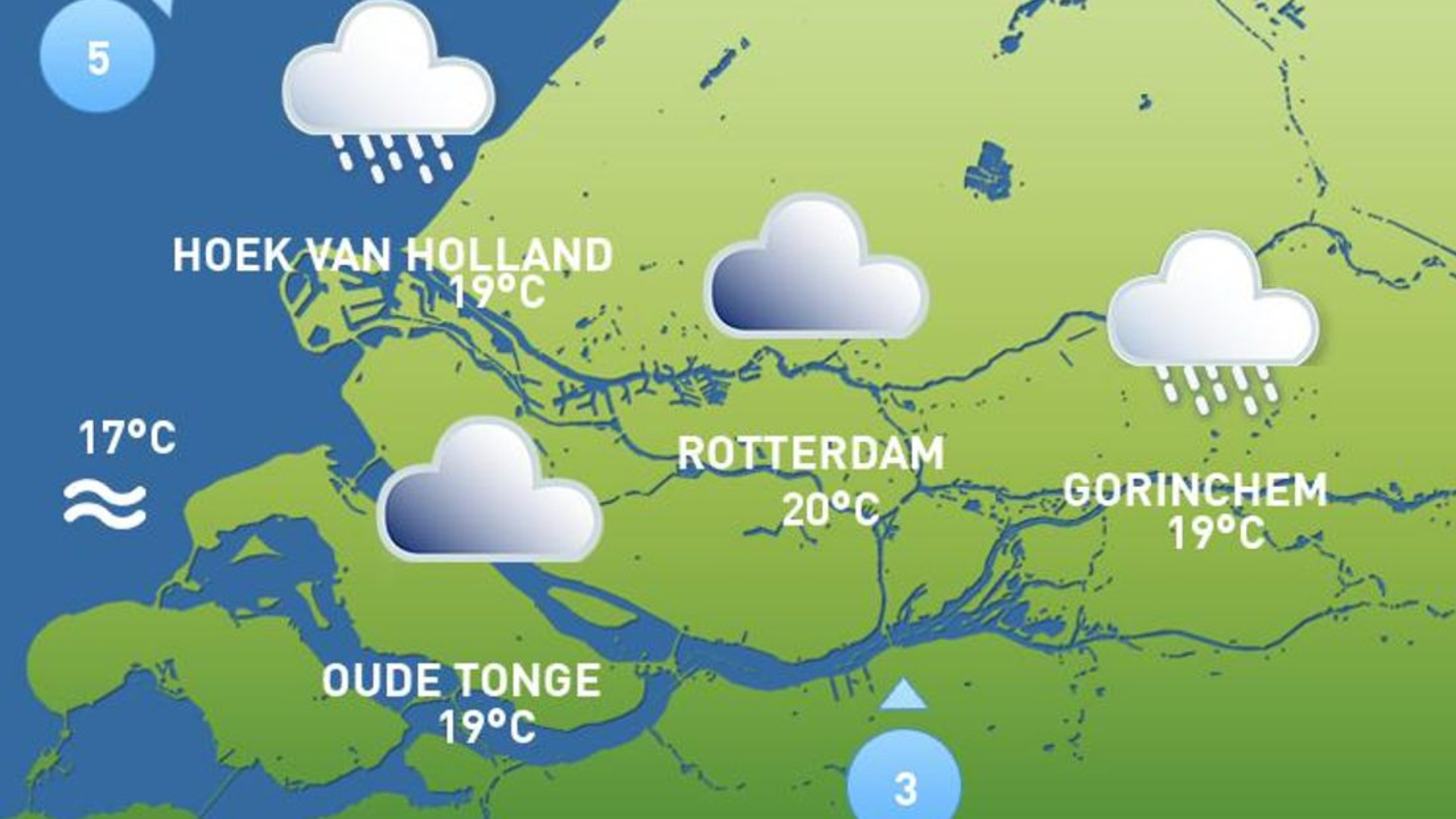 Weer van 13 oktober