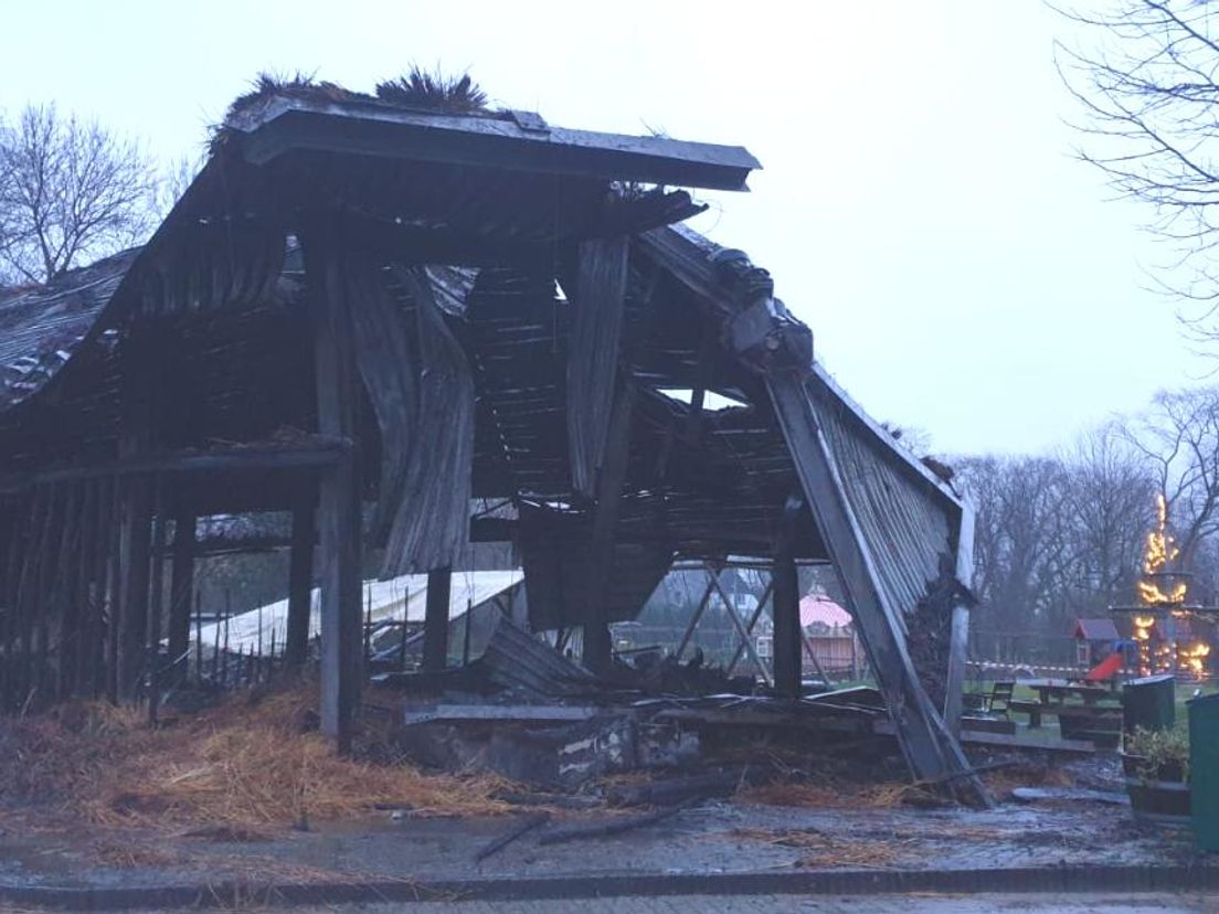 Plaswijckpark na de brand