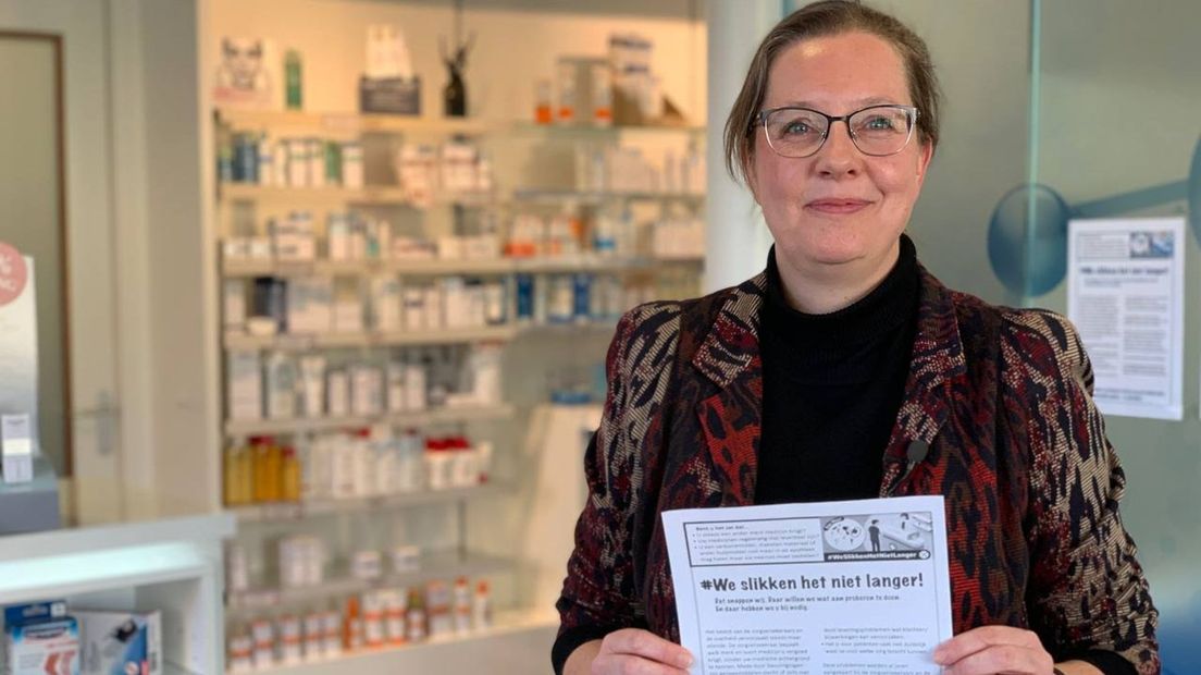Apotheker Jacky de Wolff vindt dat er snel iets moet gebeuren