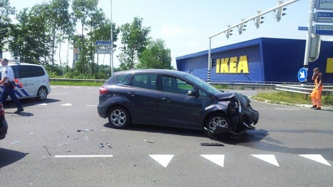 Ongeluk op N743 in Hengelo