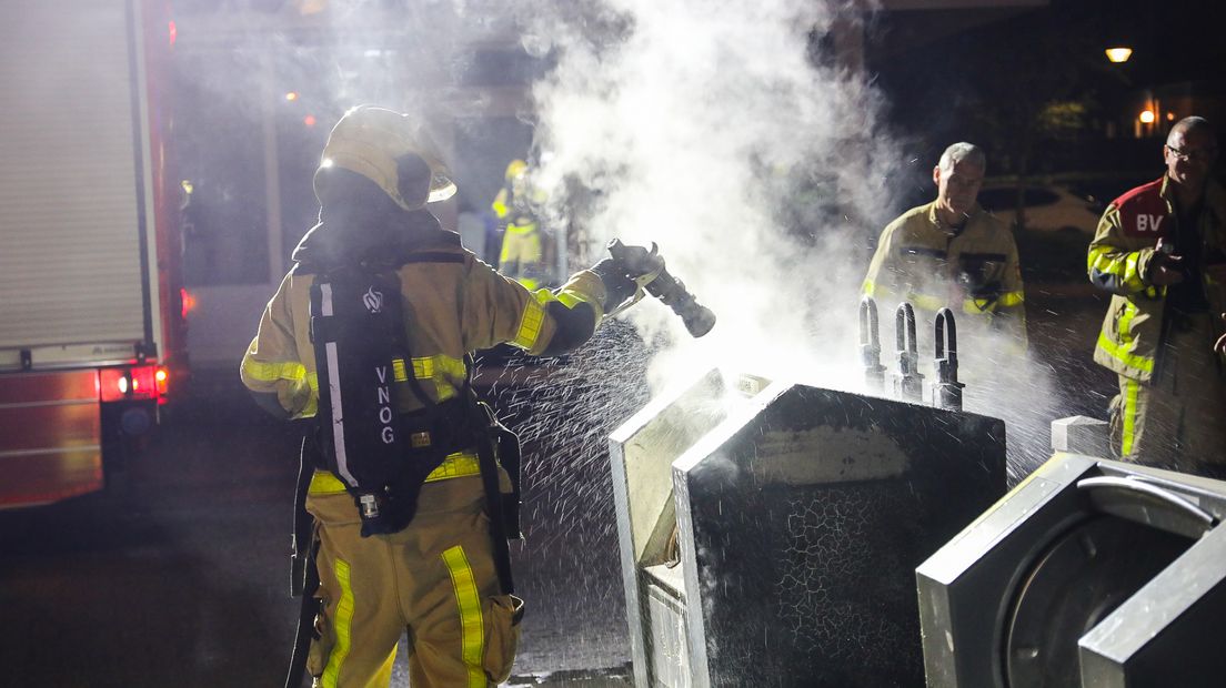 De containerbrand aan de Hoge Dries.