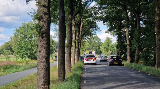 Fietser zwaargewond bij ongeluk Loon. Fietser zwaargewond bij ongeluk Loon.