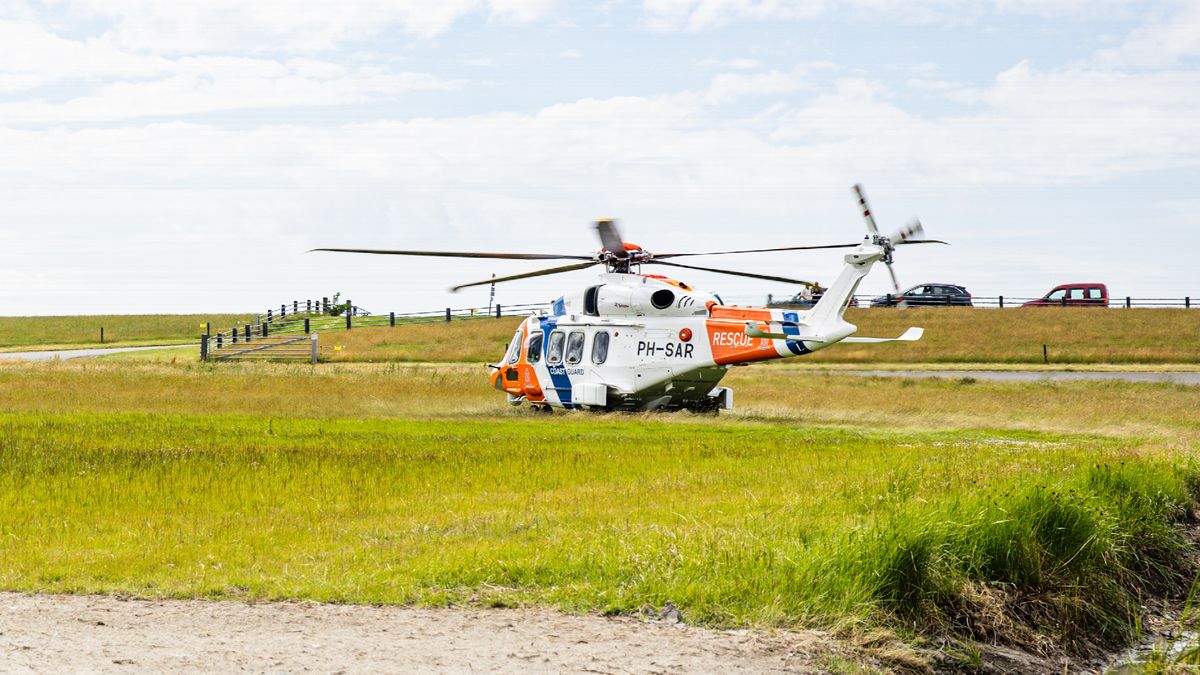 Groep wadlopers in veiligheid gebracht op Ameland, werden overvallen door vloed