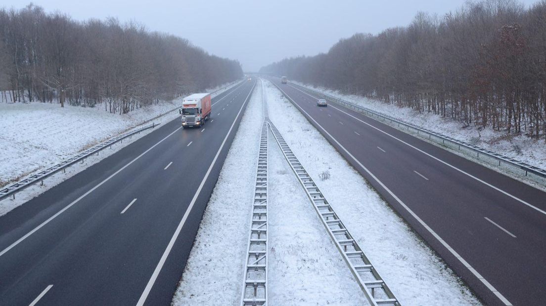Het was rustig op de snelwegen de afgelopen dagen (Rechten: Archief RTV Drenthe)
