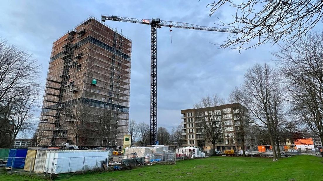Een nieuwbouwproject in Liendert, deze loopt geen vertraging op