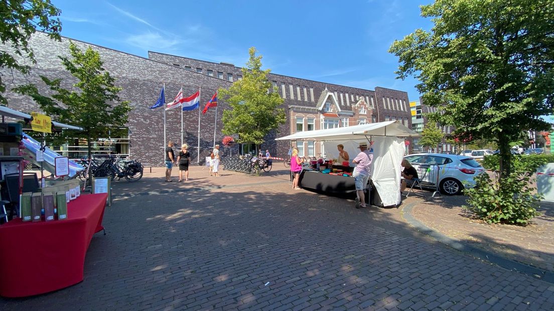 De Kasteelmarkt in Coevorden draait proef vandaag (Rechten: RTV Drenthe/Janet Oortwijn)