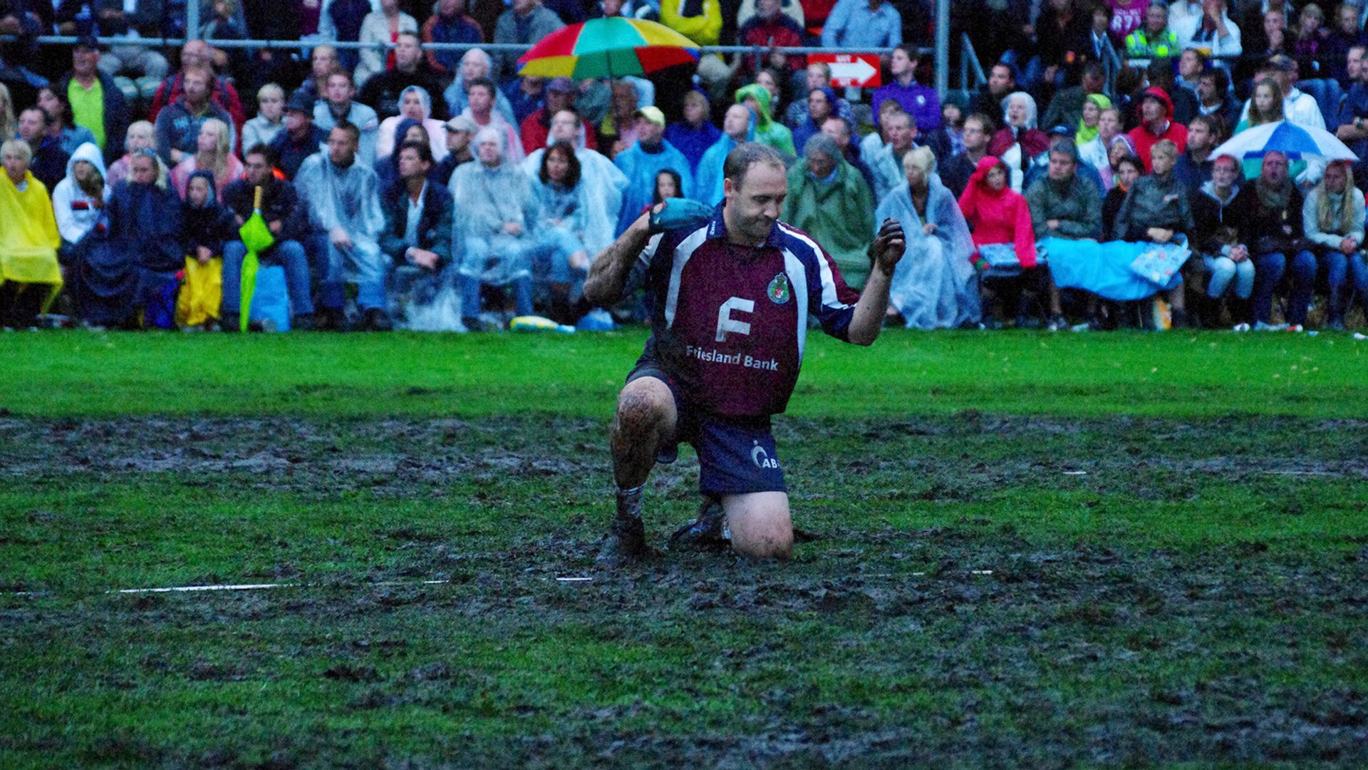 Daniel Iseger yn de modder