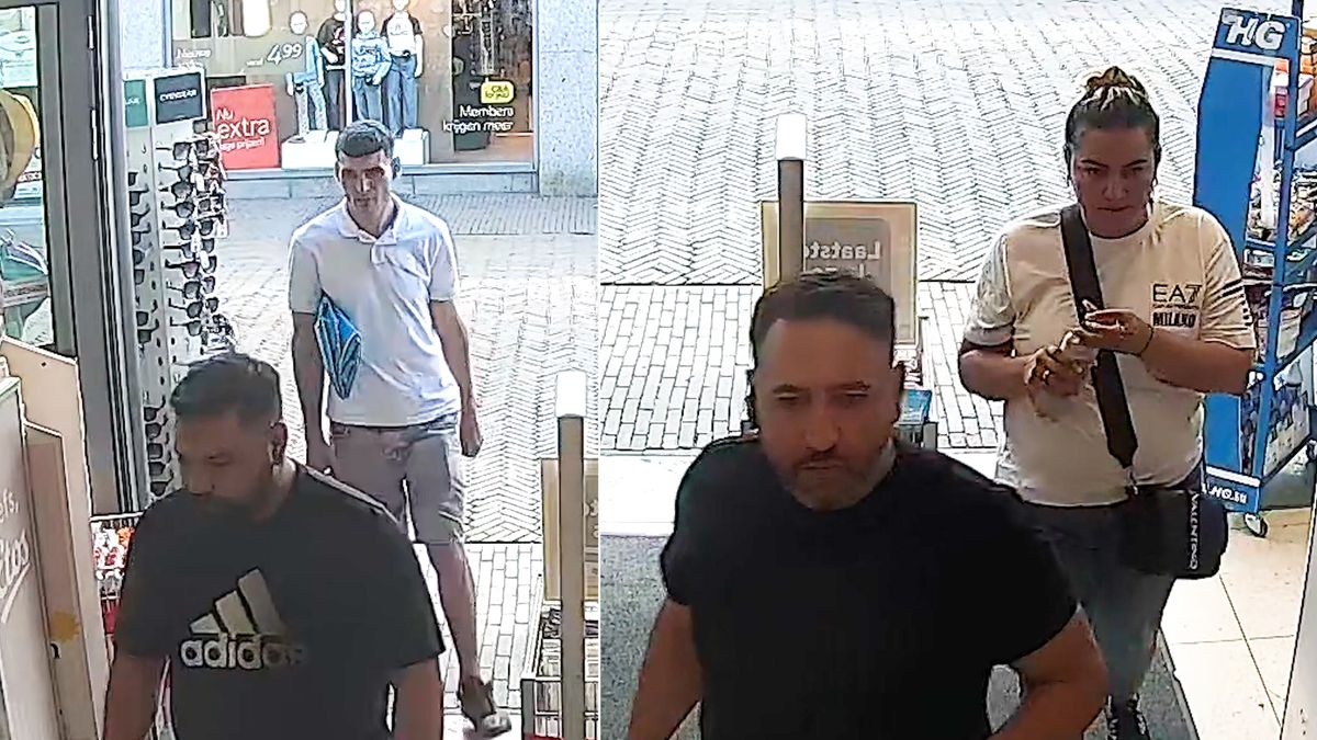 Parfumkast leeggeroofd door viertal in drukke winkel in Deventer