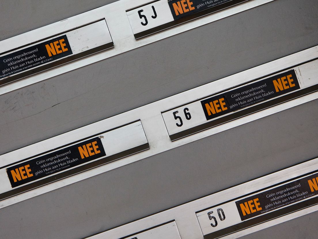 Nu kunnen huishouders die geen folders willen ontvangen alleen een NEE/NEE of NEE/JA sticker plakken.