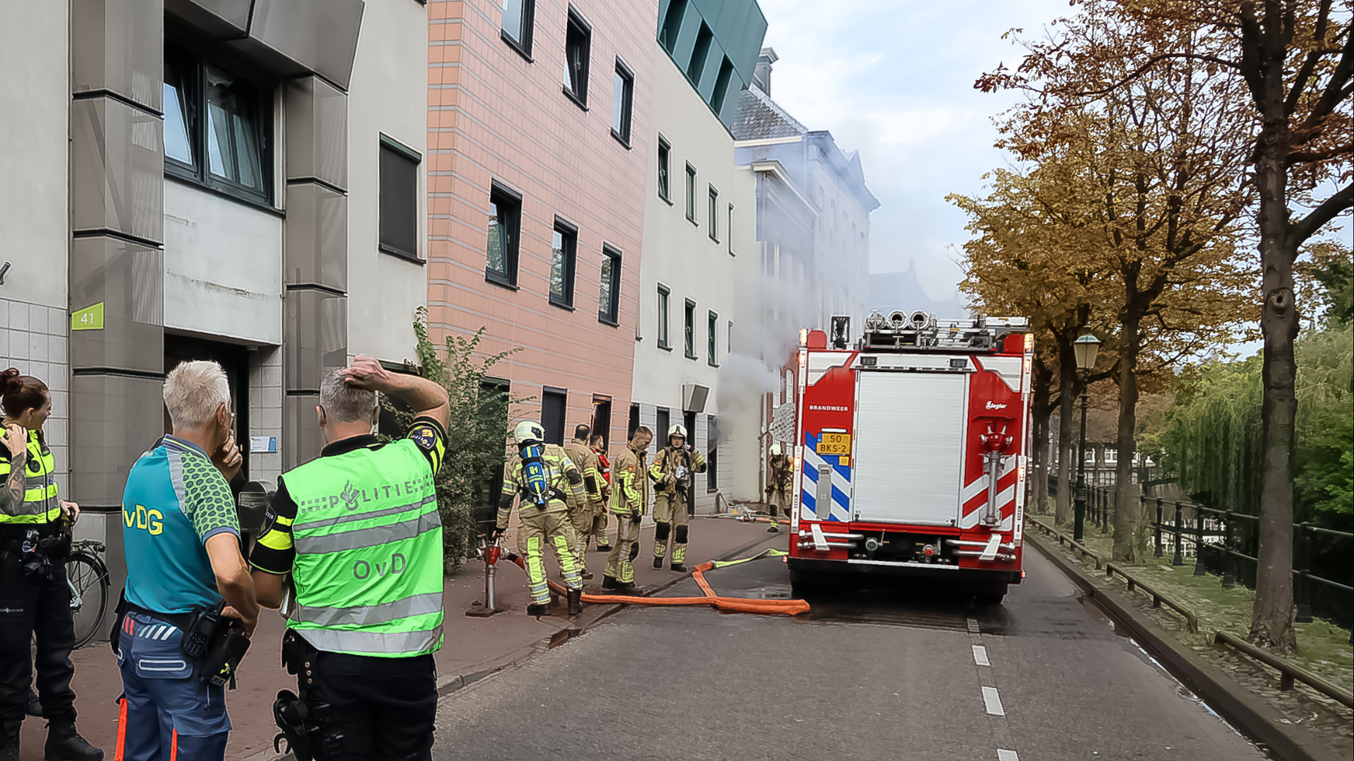 Brand in GGZ-dagcentrum in Amersfoort: 30 personen tijdelijk uit pand