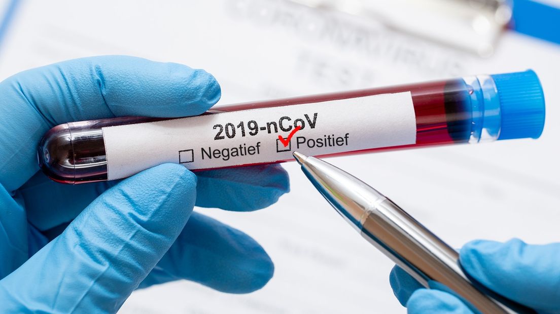 Een positieve test op het coronavirus