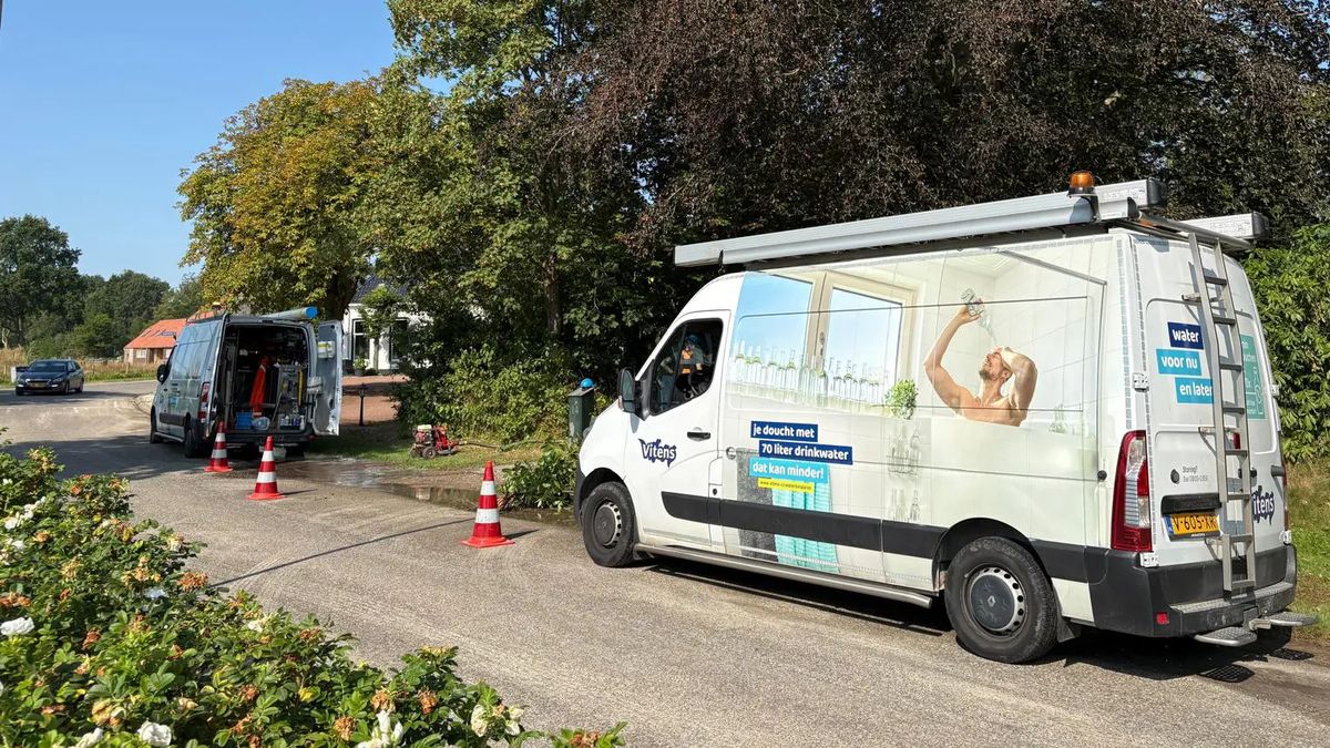 Vitens werkt nog steeds aan kapotte waterleiding in Wijckel