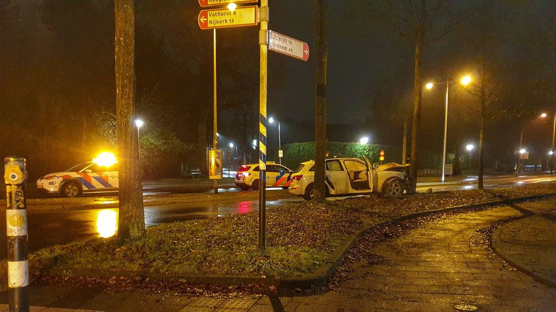 Er was veel blikschade.