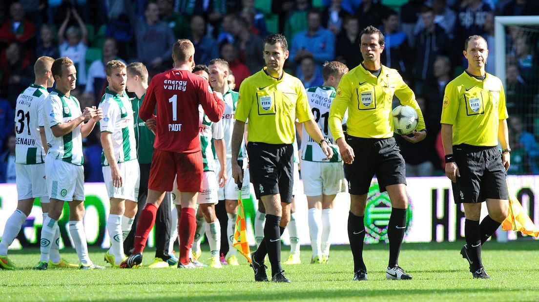 Nijhuis floot ook FC Groningen-Ajax in 2014.