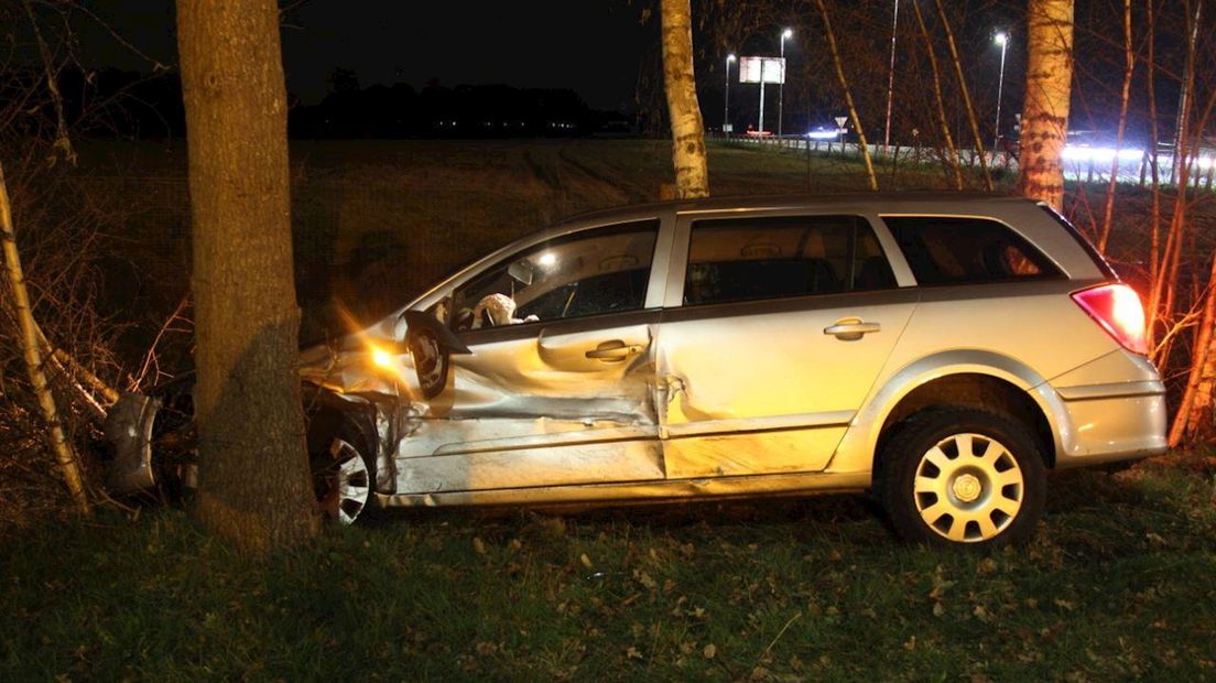 Auto's botsen in Wierden