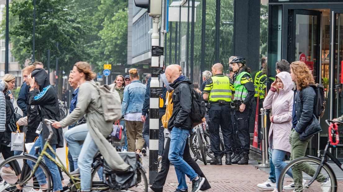 Agenten in de binnenstad