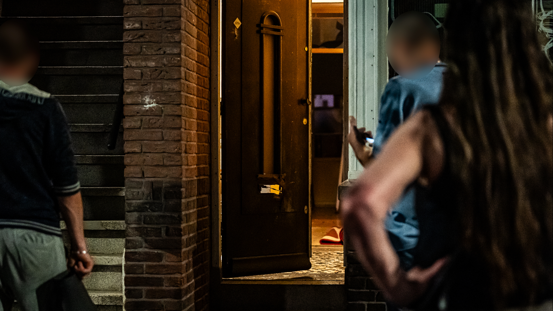 De brievenbus is eruit geblazen op de Flakkeesestraat