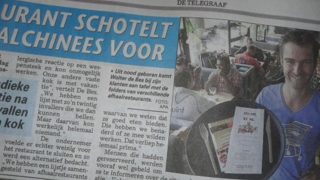 Restaurant Caspar: 'Het is echt bizar'