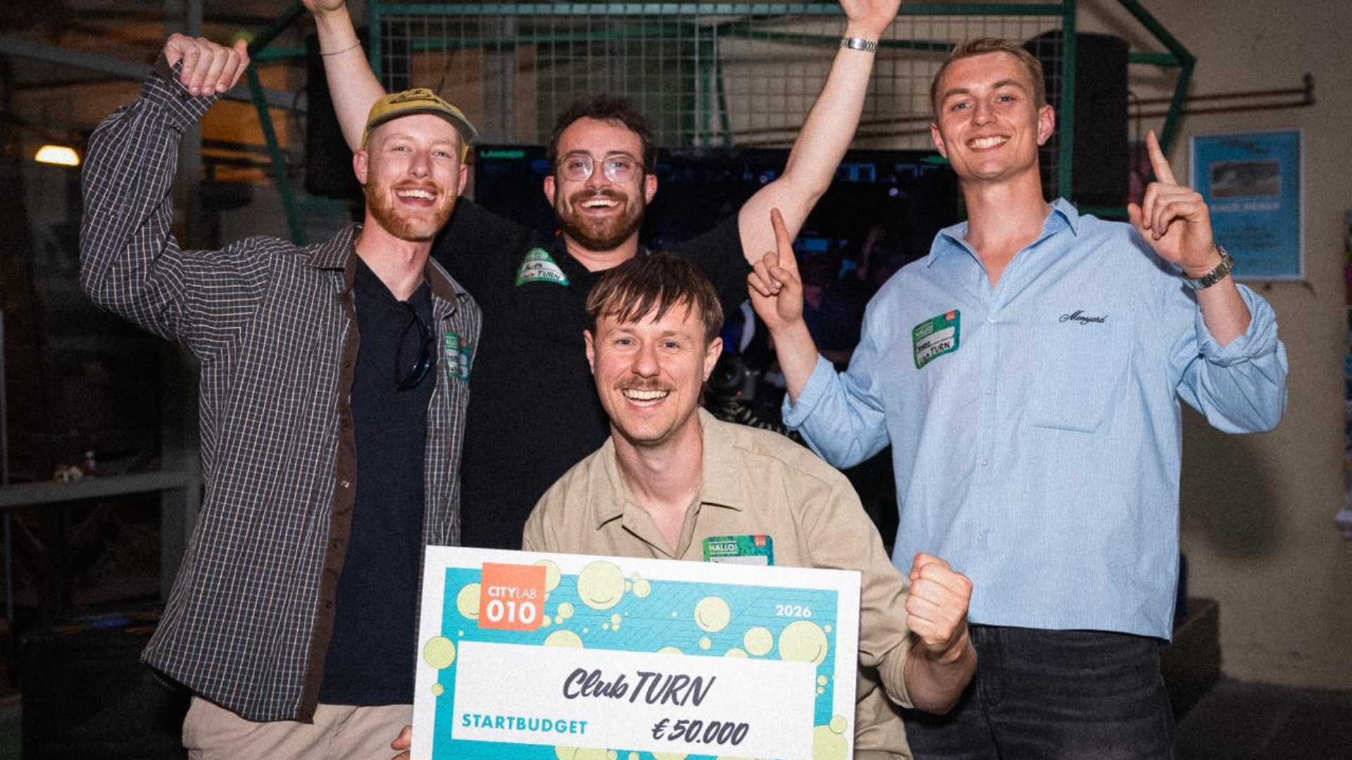 Club TURN krijgt startbudget van CityLab010.