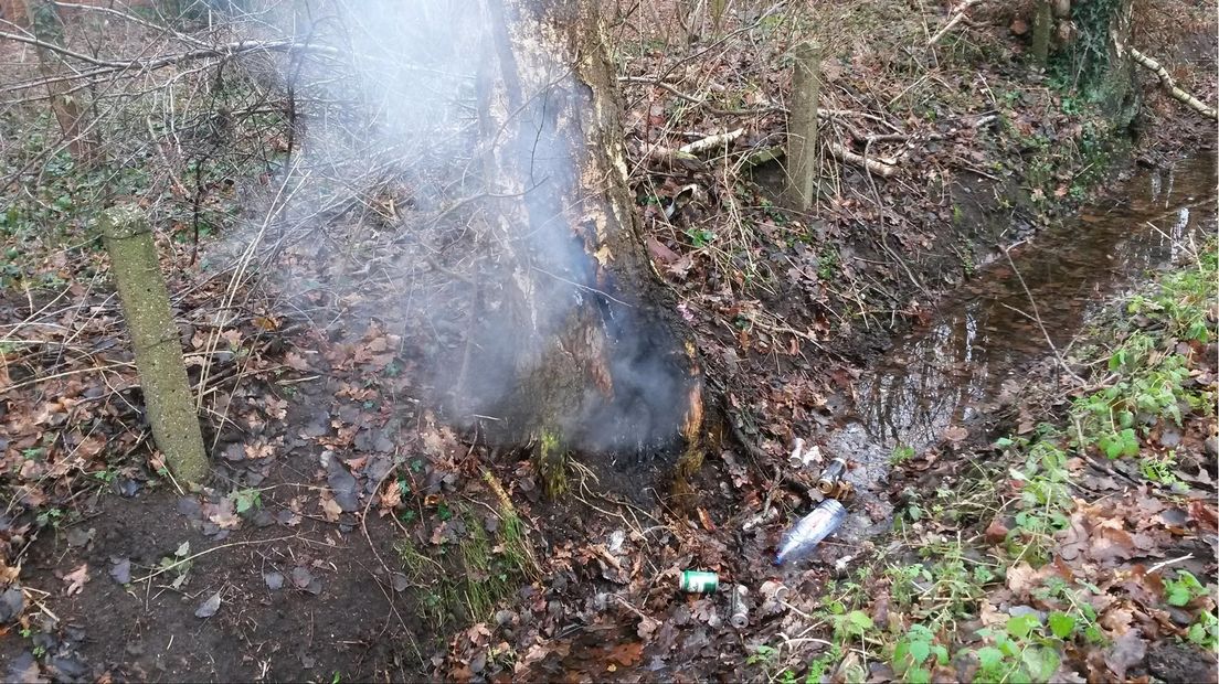 Bermbrand in Vriezenveen