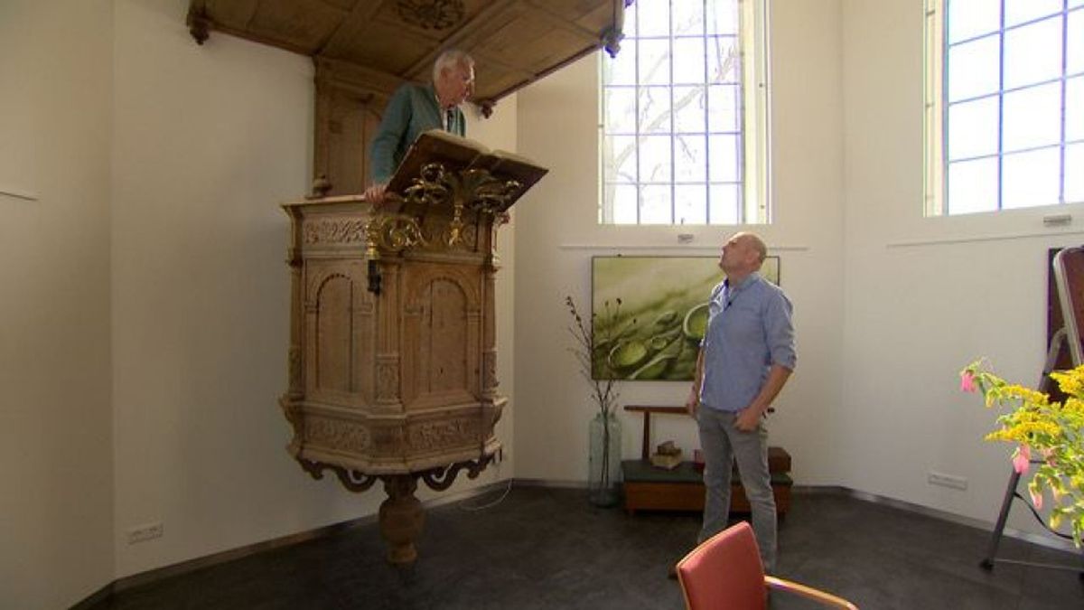 Géby woont met zijn gezin in een kerkje: 'Dit is onze trots'