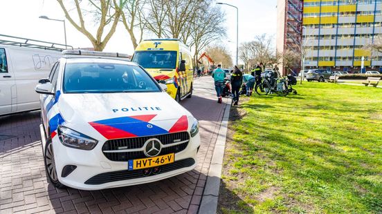 Fietser gewond na botsing